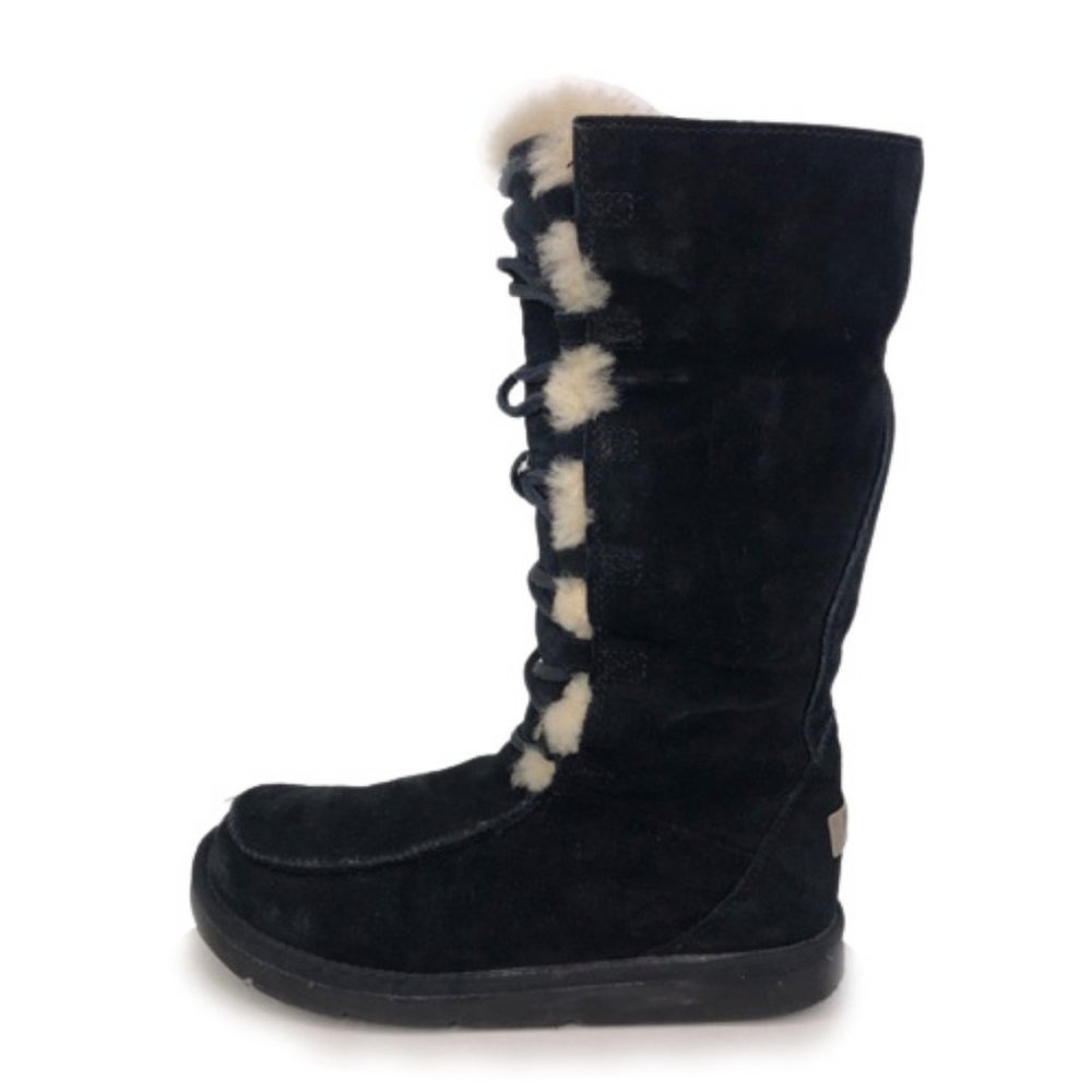 UGG 'Uptown' Lace Tall Sheepskin Winter Boots 7